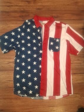 RedHead Ol' Americana Flag Short Sleeve Shirt